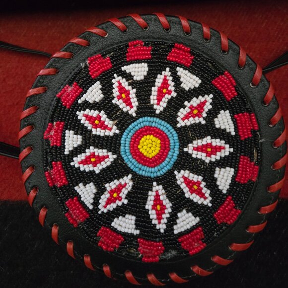 Vivian Sender Small Round Beaded Bag - Picture 6 of 6